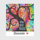 おもしろいツリー得ユーお洒落ザ シール (シート)