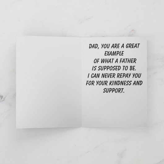 おもしろいツールボックス父の日レッドとグレー カード (内部)