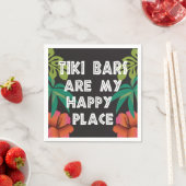 おもしろいティキバーズアマイハッピープレイス スタンダードカクテルナプキン (インサイチュ)