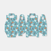 おもしろいティール（緑がかった色）ドールハロウィンパターン フェイバーボックス (折り畳みなし)