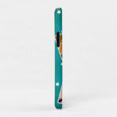 おもしろいティール(緑がかった色)ファミリーフォトコラージュ Case-Mate iPhoneケース (裏面/右)