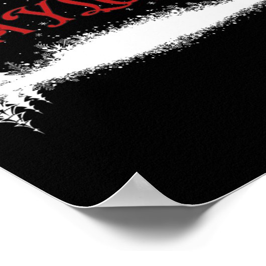 おもしろいテイラーサンタファーストネームChristmas Taylor 1 ポスター (角)