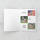 おもしろいテキサス州父の日 カード (内部)