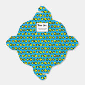 おもしろいテニスパーティーの応援用ボックス付カスタム文字 フェイバーボックス (折り畳みなし)