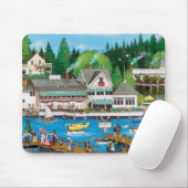 おもしろいデイアットザ波止場ファインアート マウスパッド (マウス)