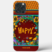 おもしろいデイジーフローラハッピーインスピレーション名 Case-Mate iPhoneケース (裏面)