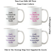 おもしろいデカップアーティストカスタム引用文011おもしろいクラフト コーヒーマグカップ