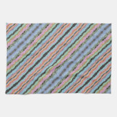 おもしろいデザイナの色 キッチンタオル (横)