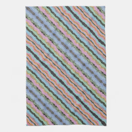 おもしろいデザイナの色 キッチンタオル