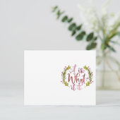 おもしろいデザインとことわざ ポストカード (スタンド正面)