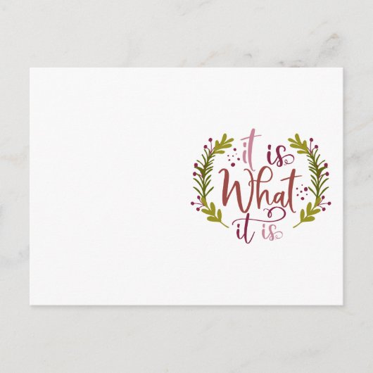 おもしろいデザインとことわざ ポストカード (正面)