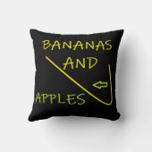 おもしろいデザインを使って文字を笑わせる クッション (裏面)