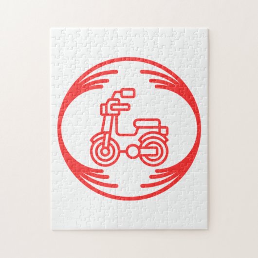 おもしろいデザイン中の画おもしろい像 ジグソーパズル (縦)