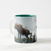 おもしろいデザイン全員の子供のために！ ツートーンマグカップ (正面左)