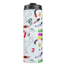 おもしろいデザイン。カスタムイニシャル。 タンブラー