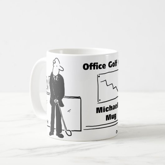 おもしろいデザイン コーヒーマグカップ (正面左)