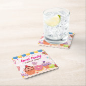 おもしろいデザートとキャンディーズ飲料コースター ペーパーコースター (インサイチュ)