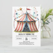 おもしろいデジタルウィムシー回路誕生日 招待状 (スタンド正面)