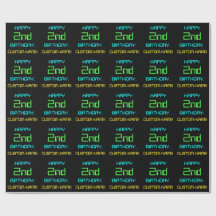 おもしろいデジタルコンピューティングをテーマにした第2の誕生日