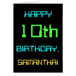 おもしろいデジタルコンピューティングをテーマにした10誕生日