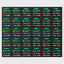 おもしろいデジタルコンピューティングをテーマにした65誕生日