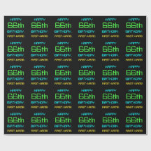 おもしろいデジタルコンピューティングをテーマにした66誕生日