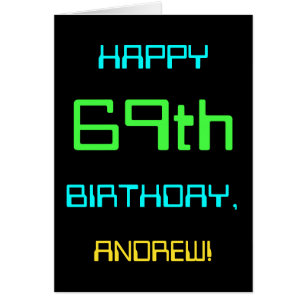 おもしろいデジタルコンピューティングをテーマにした69誕生日