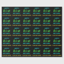 おもしろいデジタルコンピューティングをテーマにした81誕生日