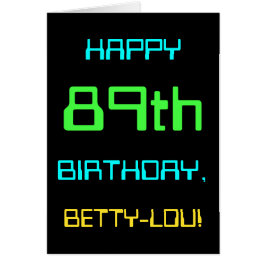 おもしろいデジタルコンピューティングをテーマにした89誕生日