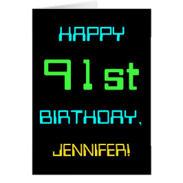 おもしろいデジタルコンピューティングをテーマにした91誕生日