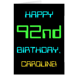 おもしろいデジタルコンピューティングをテーマにした92誕生日