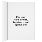 おもしろいデジタルコンピューティングをテーマにした92誕生日 (内側 (右))