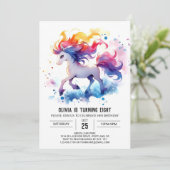 おもしろいデジタル馬誕生日 招待状 (スタンド正面)