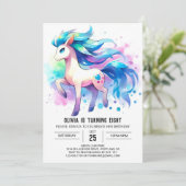 おもしろいデジタル馬誕生日 招待状 (スタンド正面)