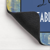 おもしろいデニムブルーパタン50と素晴らしい!バースデー マウスパッド (コーナー)