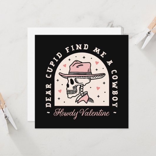 おもしろいデートすることカウボーイ国の日付独身の引用文 (正面/裏面インサイチュ)