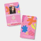 おもしろいデ気にー先生バッジ バッジ (正面＆裏面)