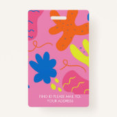 おもしろいデ気にー先生バッジ バッジ (裏面)