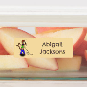 おもしろいトカゲの歌パーソナライズされたい ラベル