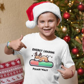 おもしろいトナカイがクリスマスに向かない Tシャツ