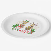 おもしろいトナカイとドリンク|過去記事  ペーパープレート (アングル)