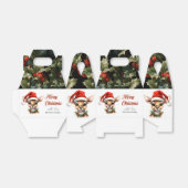 おもしろいトナカイモダンキュート水彩クラシック フェイバーボックス (折り畳みなし)