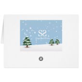 おもしろいトナカイ新年クリスマスツリー2025 (裏面横)