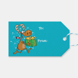 おもしろいトナランニングカイのプレゼント ギフトタグ