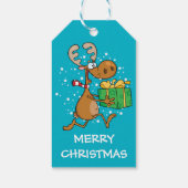 おもしろいトナランニングカイのプレゼント ギフトタグ (裏面)