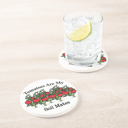 おもしろいトマトは私の土壌の仲間だ コースター (側面)