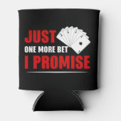 おもしろいトランプのポーカーもう1つのベット賭博 缶クーラー (正面)