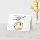 おもしろいトランプのポーカーブリッジカードプレーヤーデザイン カード (黄色い花)