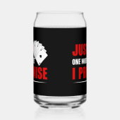 おもしろいトランプのポーカーベットワードアート賭博カジノ ガラス缶 (左)