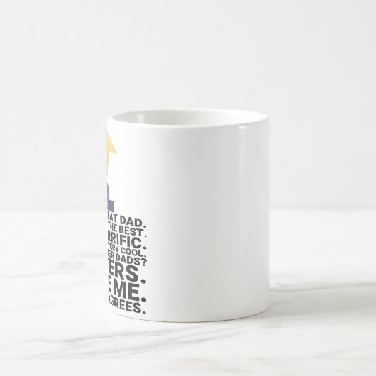 おもしろいトランプの父の日 コーヒーマグカップ (中央)